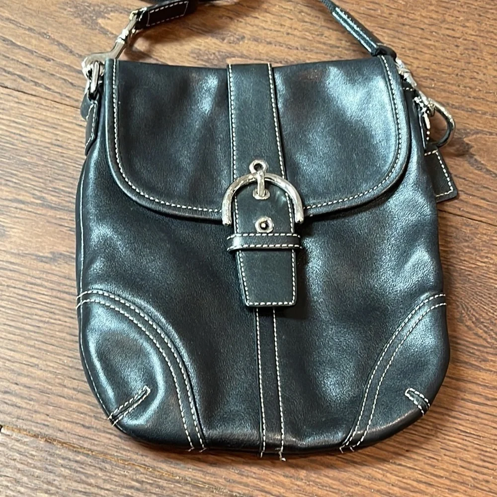 Coach Black Crossbody Bag - Picture 2 of 7